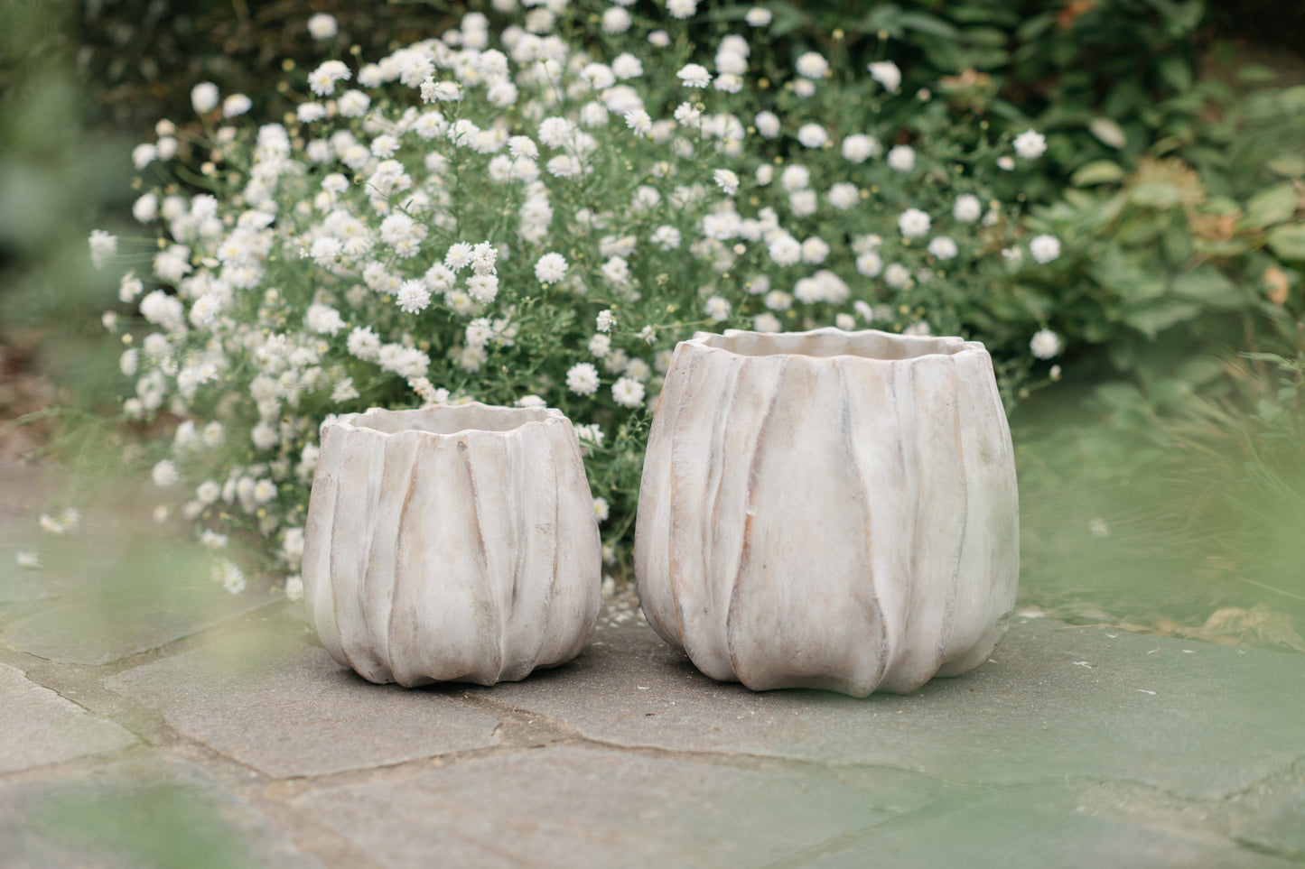 Tulip Planter with floral arrangement – Page House Studio