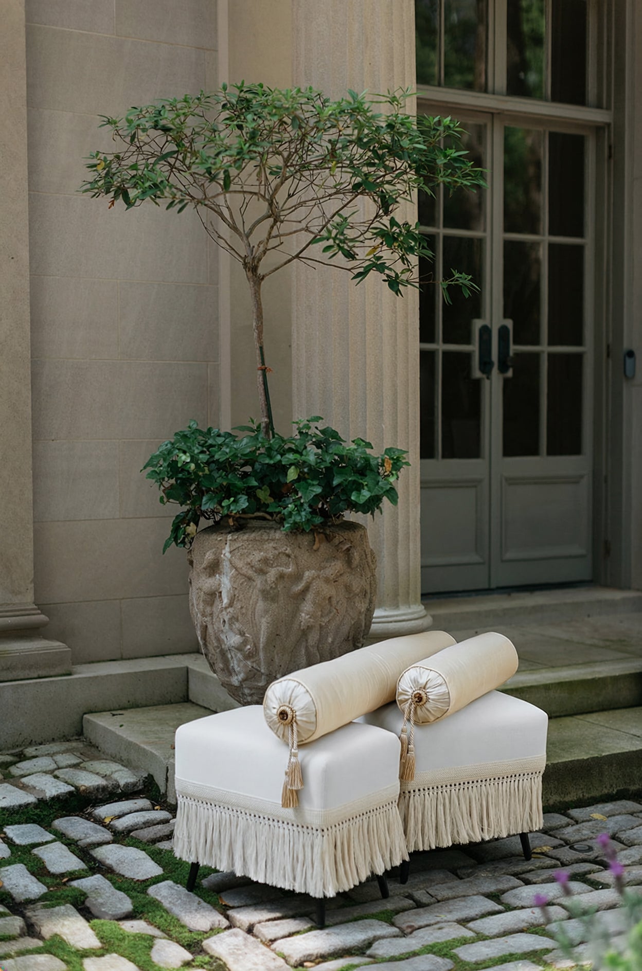 Coco Como Pillow: Champagne - Page House Studio