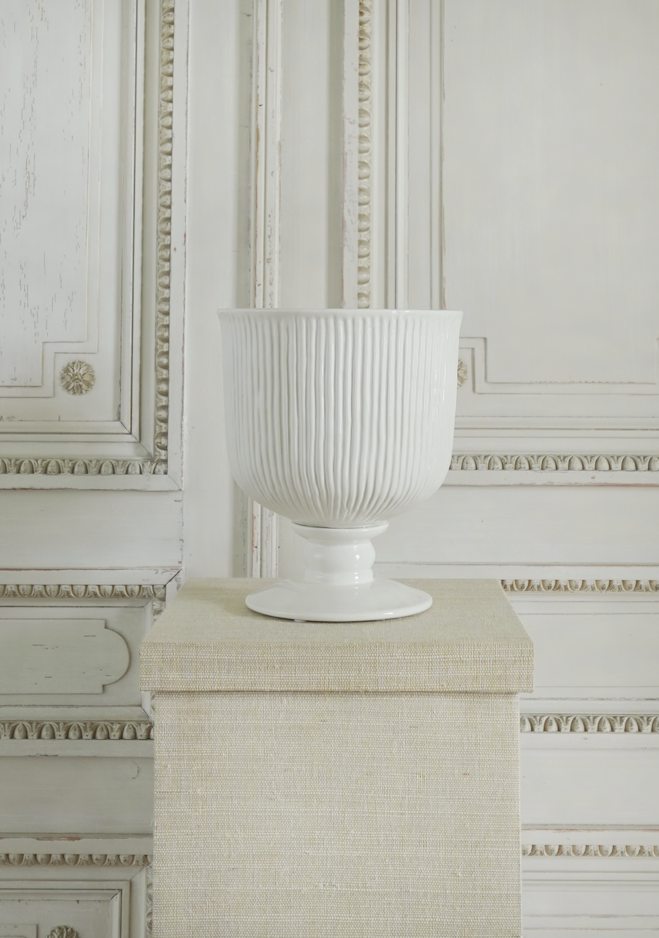 Ribbed Vase