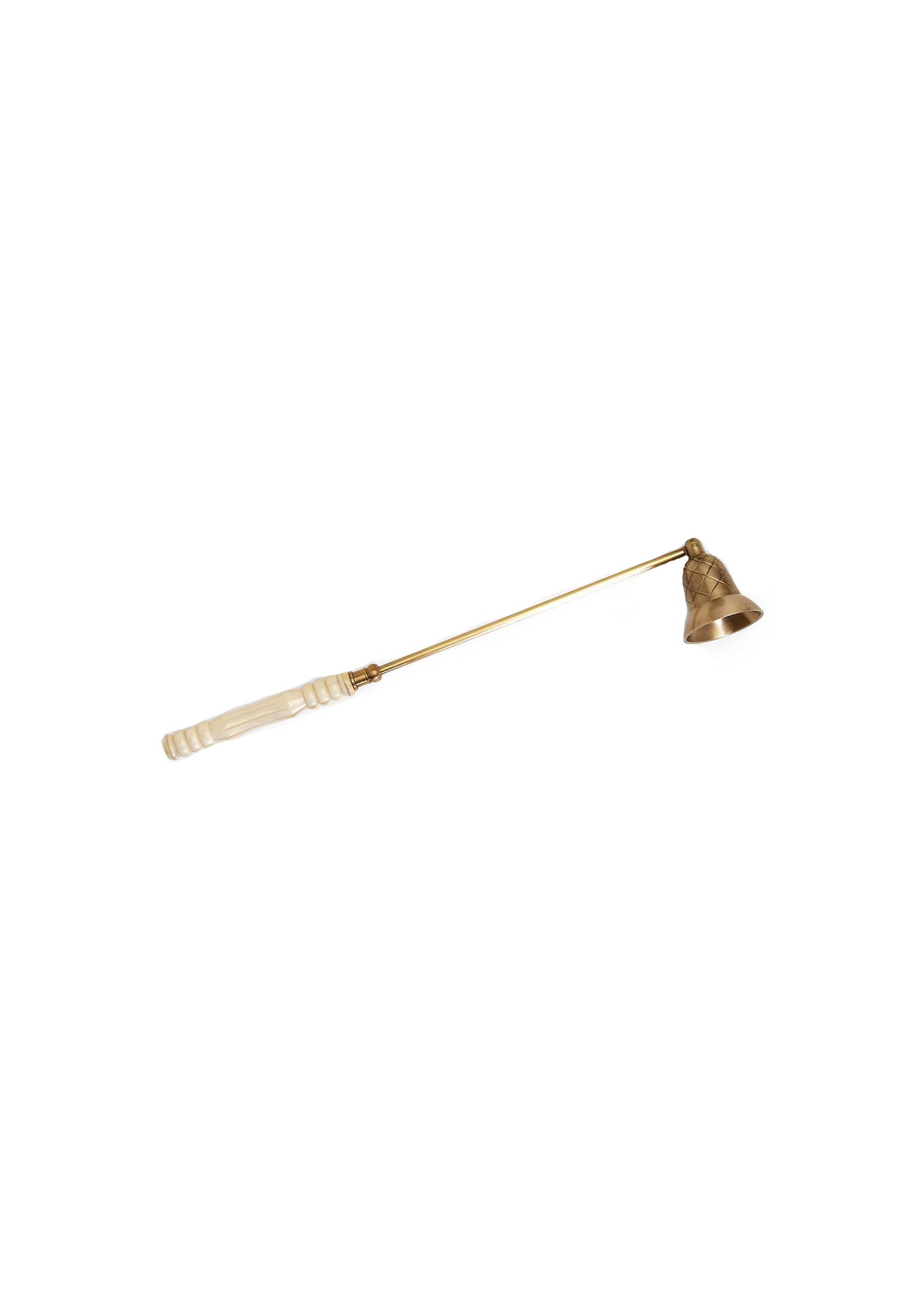 Bone and brass candle snuffer – Style V – Page House Studio