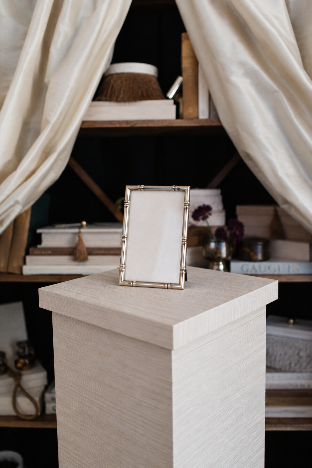 Silver Plated Bamboo Picture Frame - Page House Studio