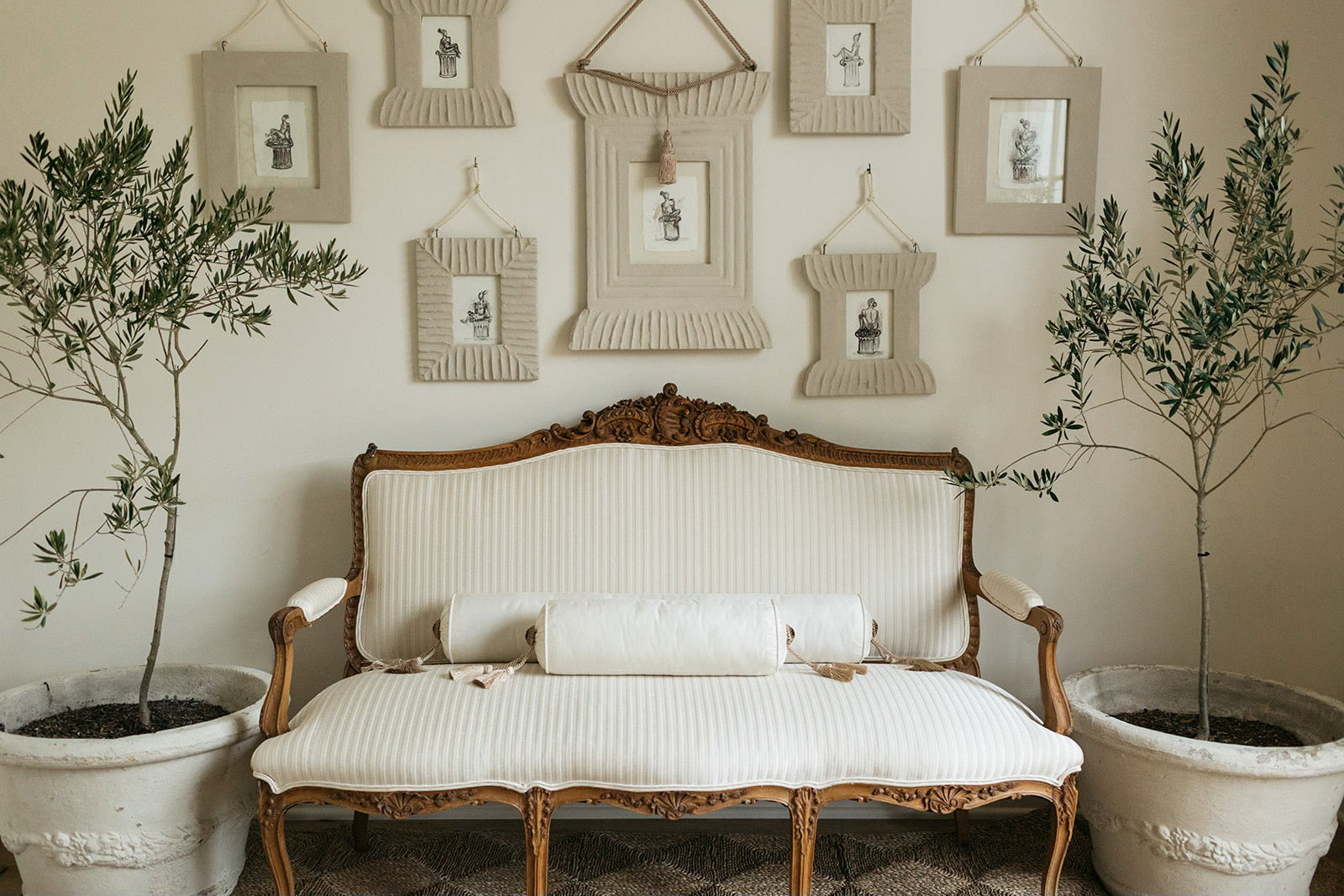 Coco Como Pillow: Ivory - Page House Studio