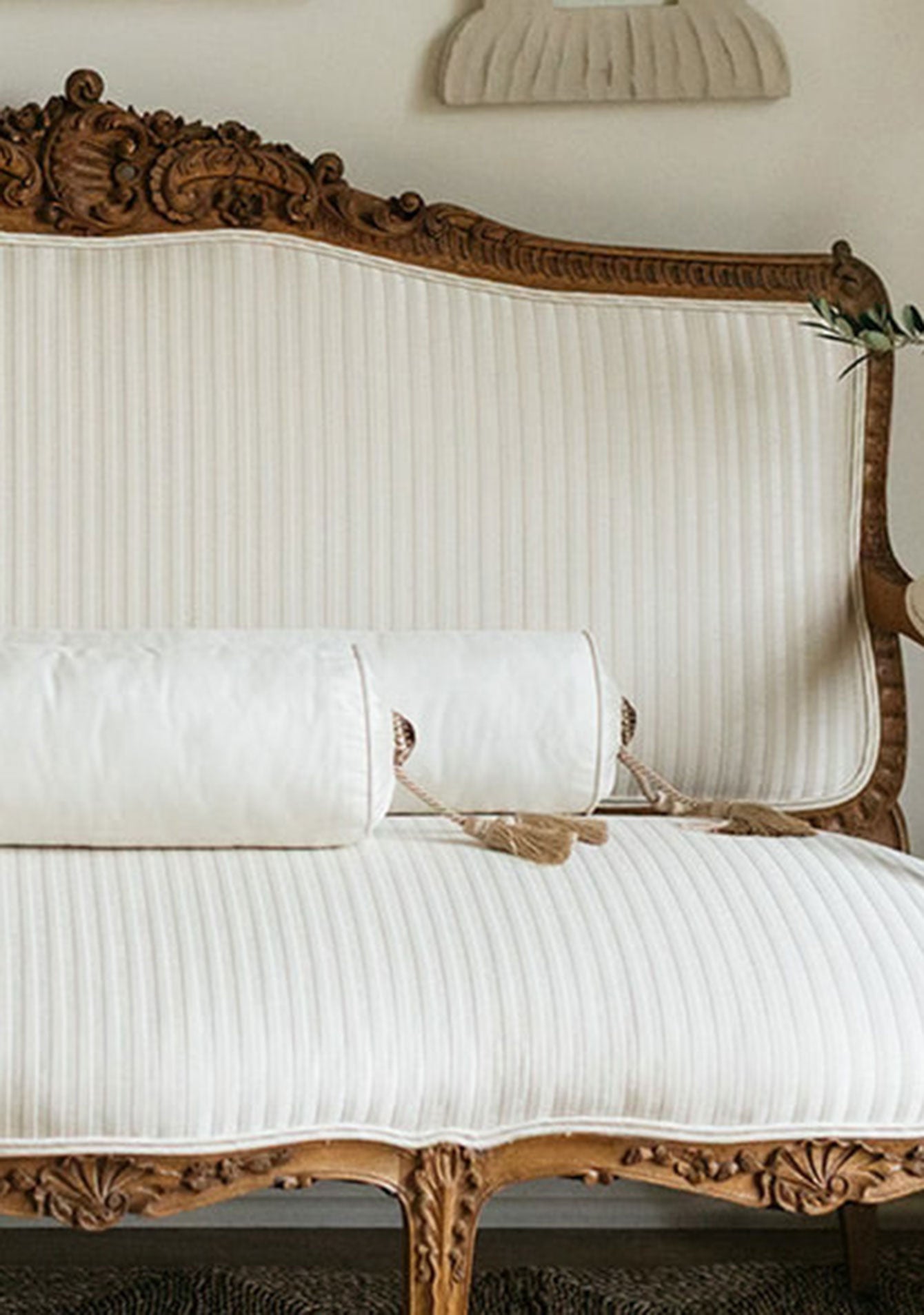 Coco Como Pillow: Ivory - Page House Studio