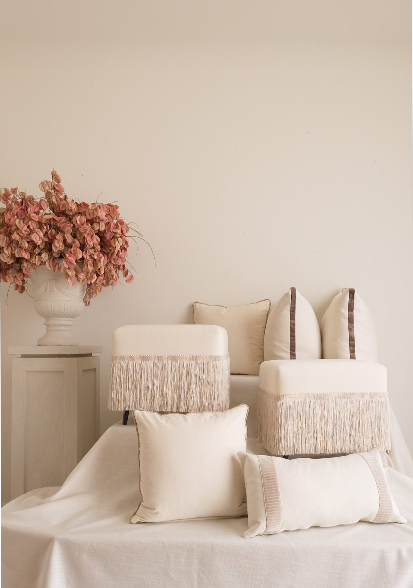 Hutton Stool, Crema - Page House Studio