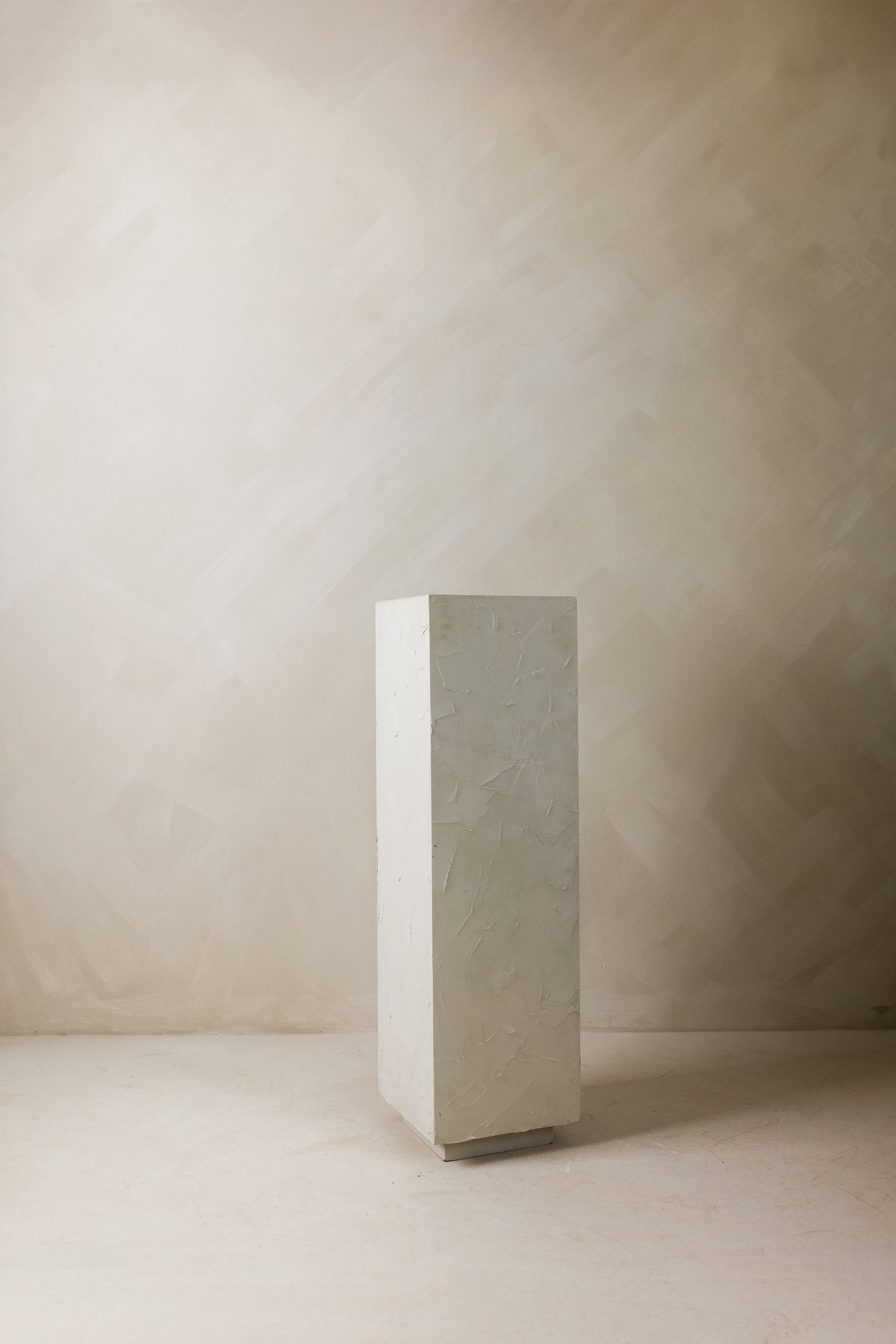 Plaster pedestal detail – The Artiste Set – Page House Studio