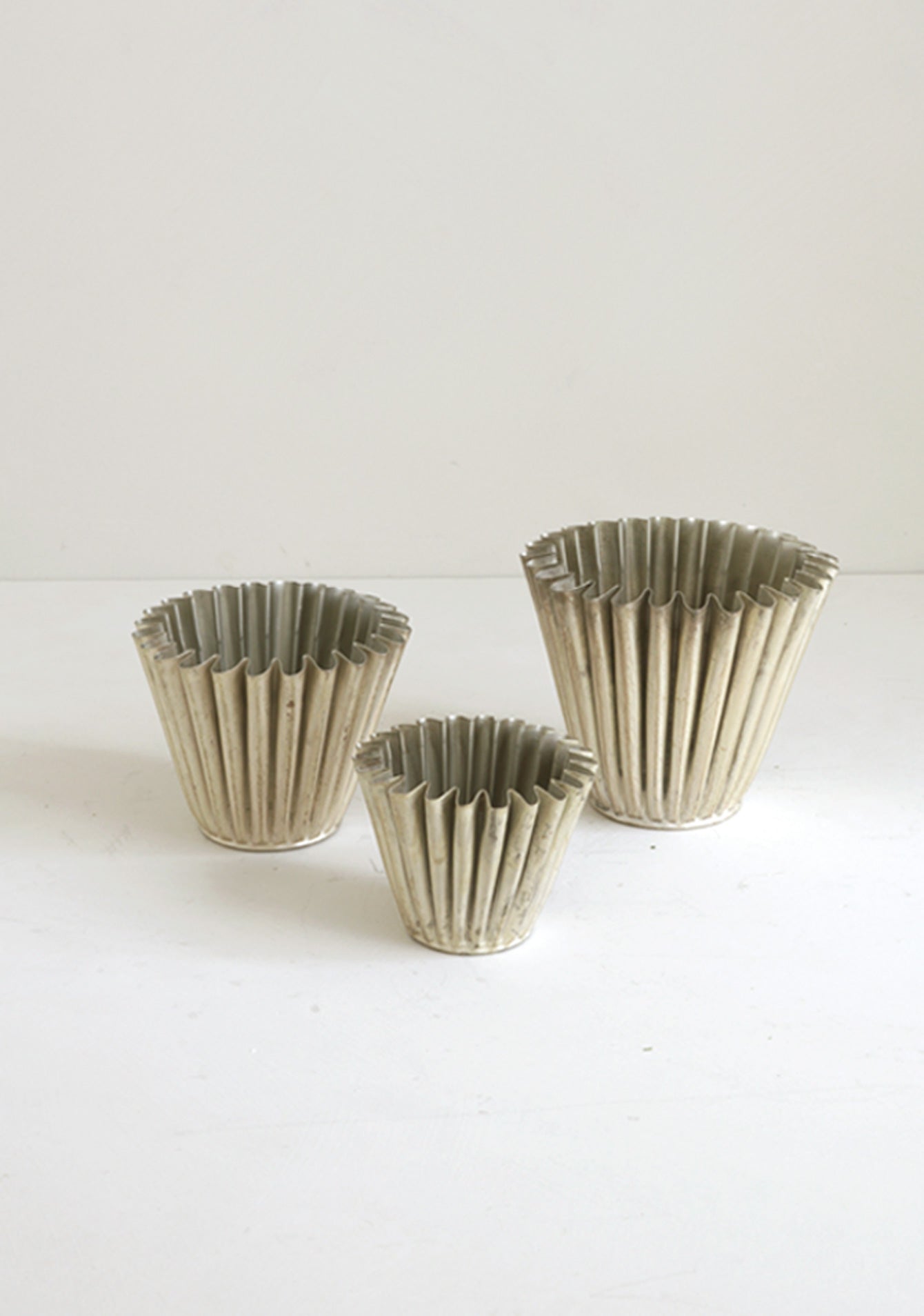 Fluted Planter, Set of 3 - Page House Shoppe