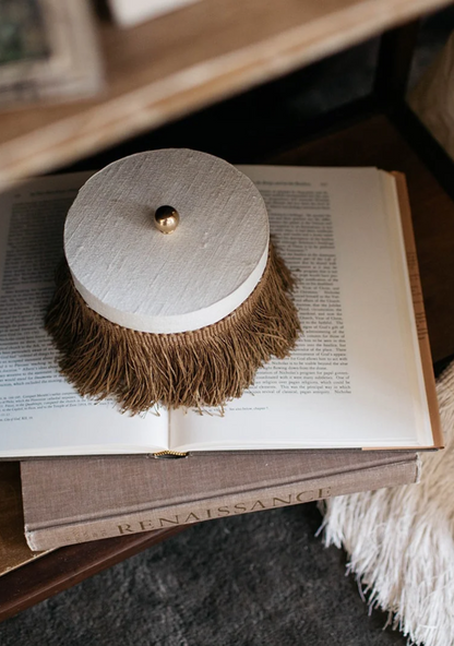 Objet Fringe Box, Olive - Page House Studio