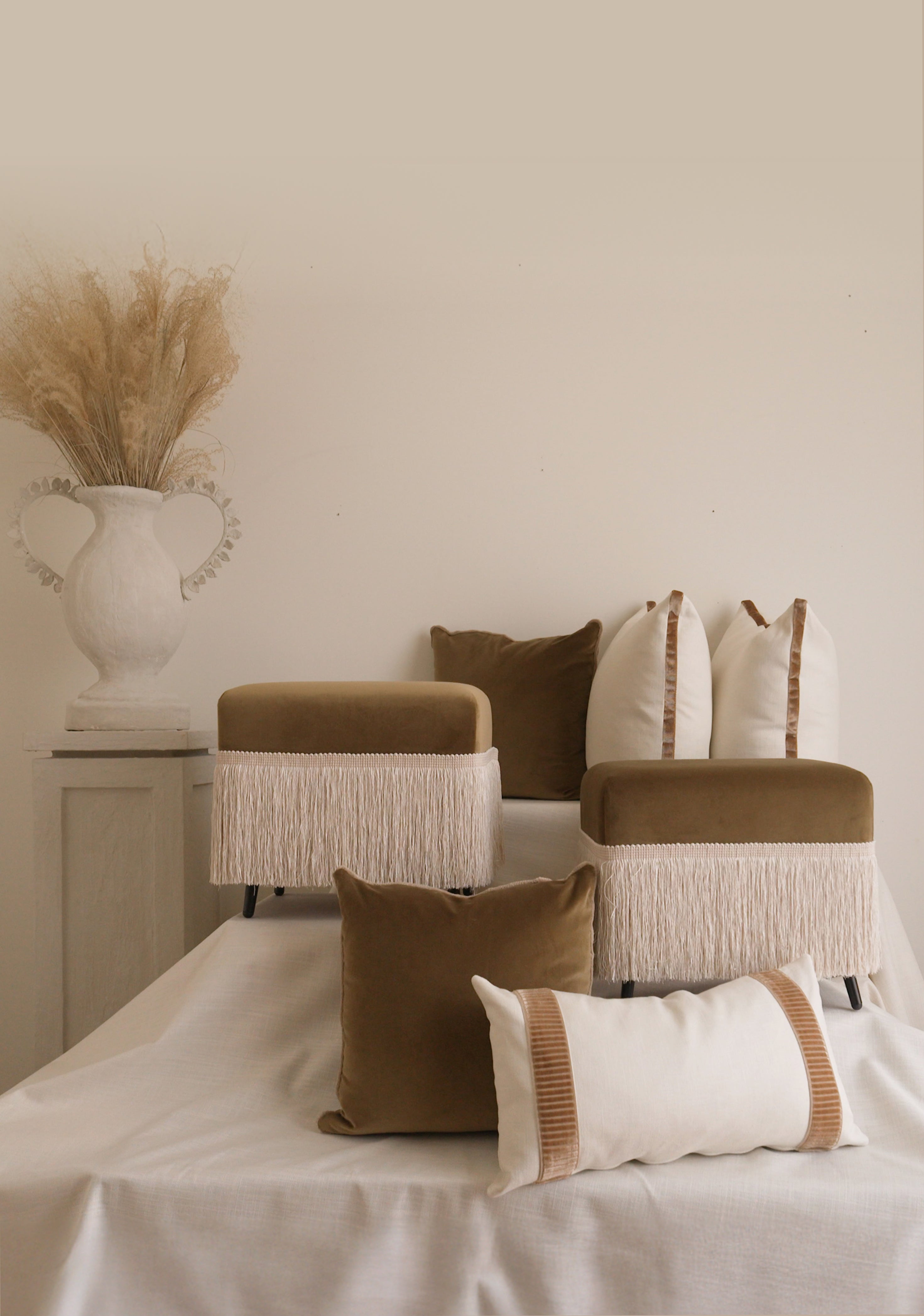 Hutton Stool, Olive - Page House Studio