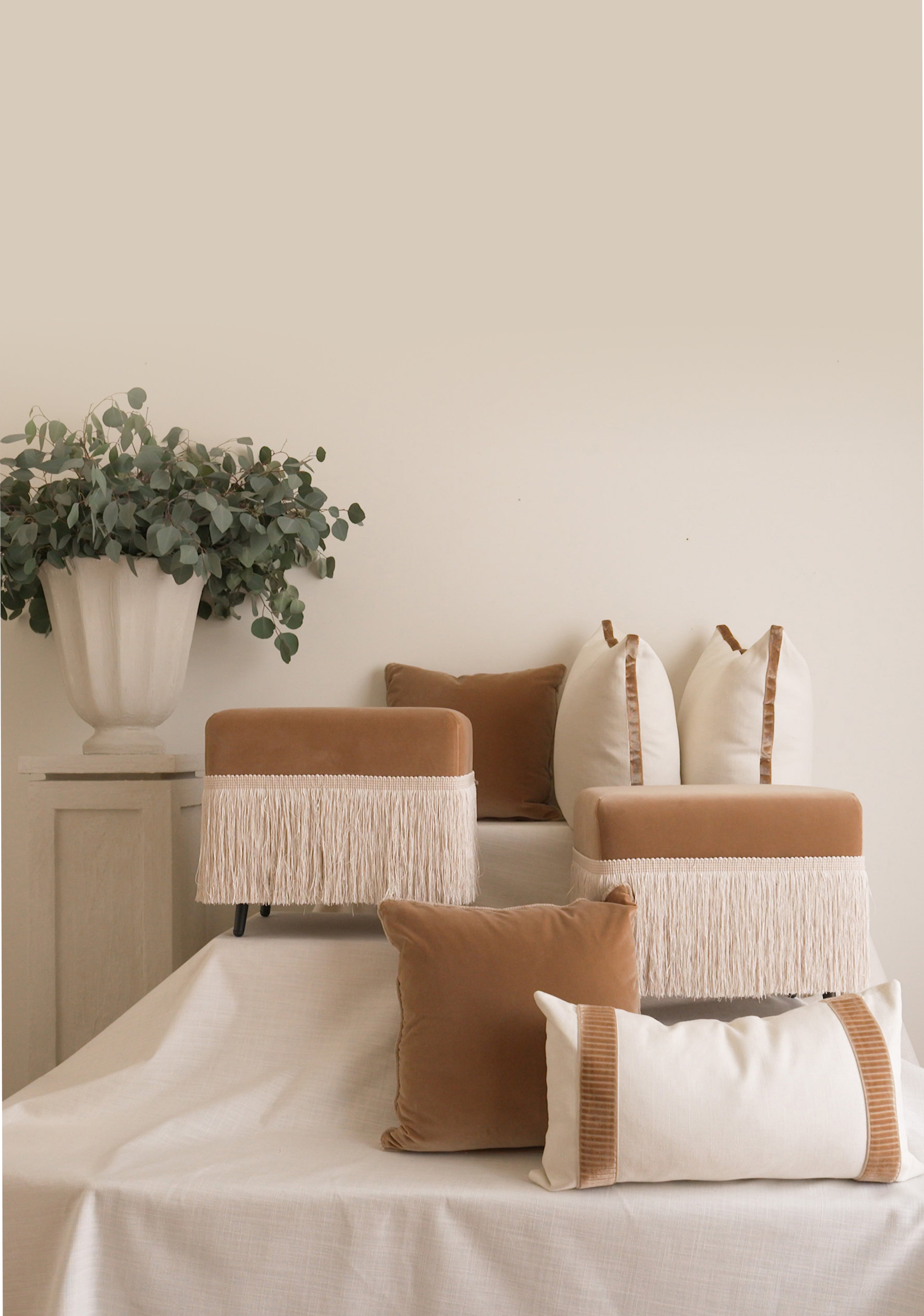 Banda Pillow Set, Fawn - Page House Studio