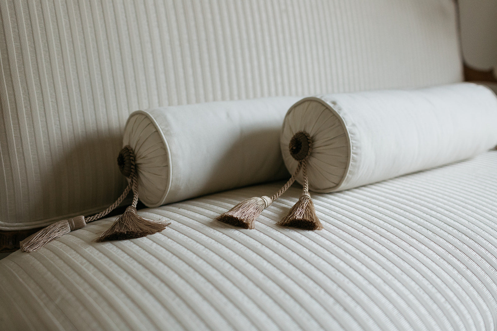 Coco Como Pillow: Ivory - Page House Studio