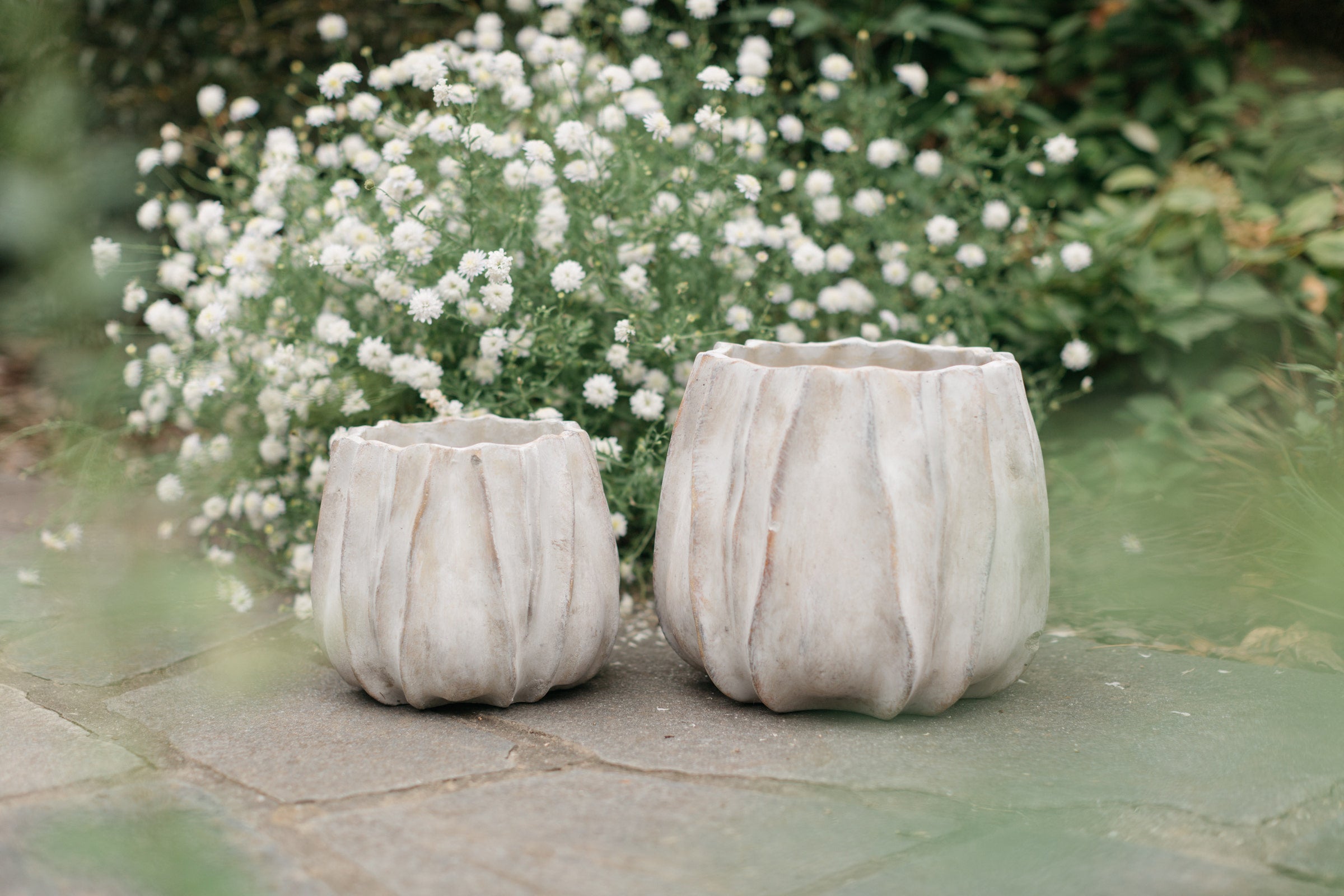 Tulip Planter with floral arrangement – Page House Studio