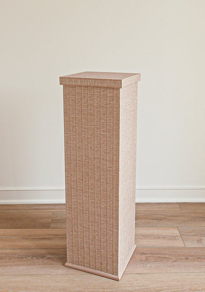 Greta Pedestal, Raffia - Page House Studio