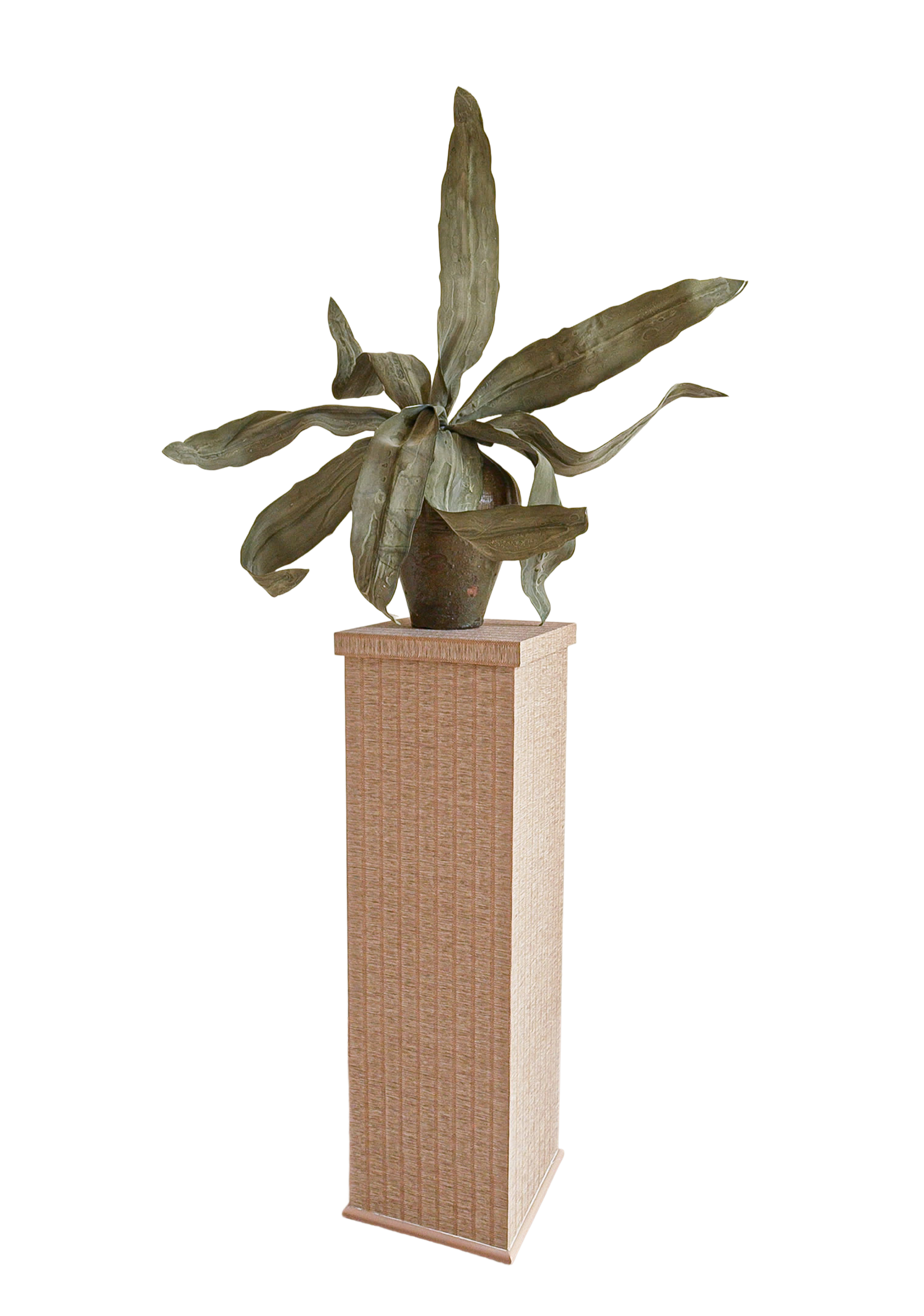 Greta Pedestal, Raffia - Page House Studio