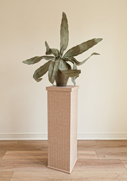 Greta Pedestal, Raffia - Page House Studio