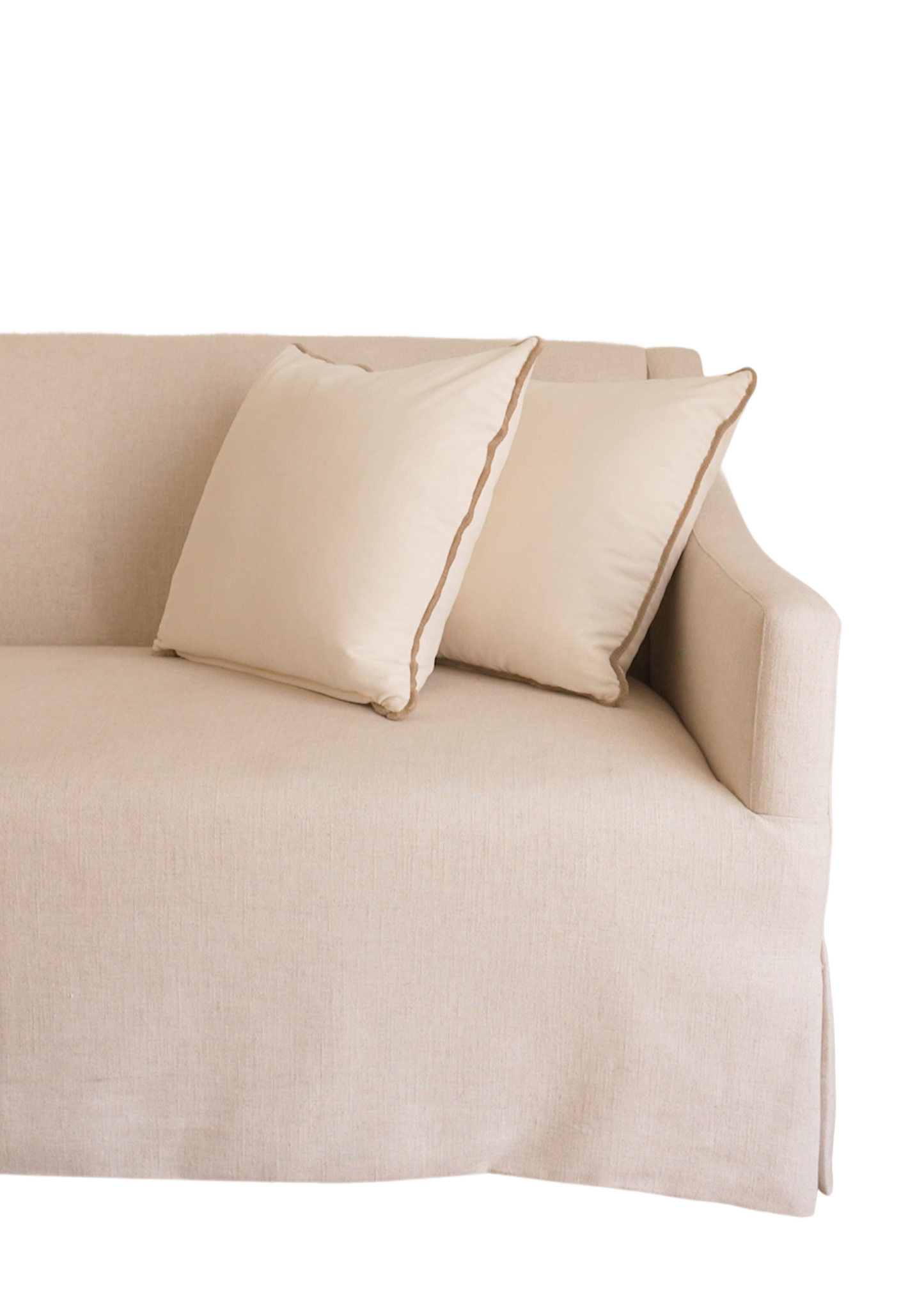 Delphine Velvet Pillow Set, Crema - Page House Studio