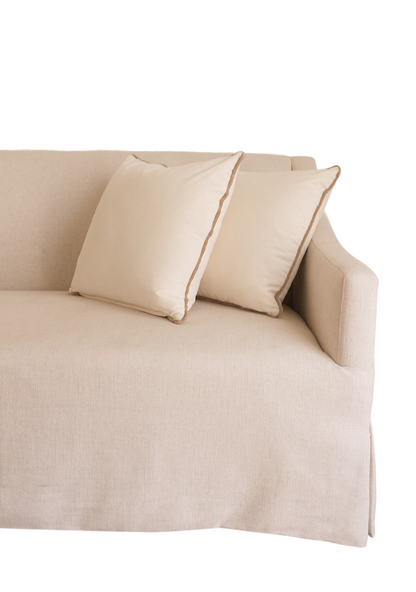 Delphine Velvet Pillow Set, Crema - Page House Studio