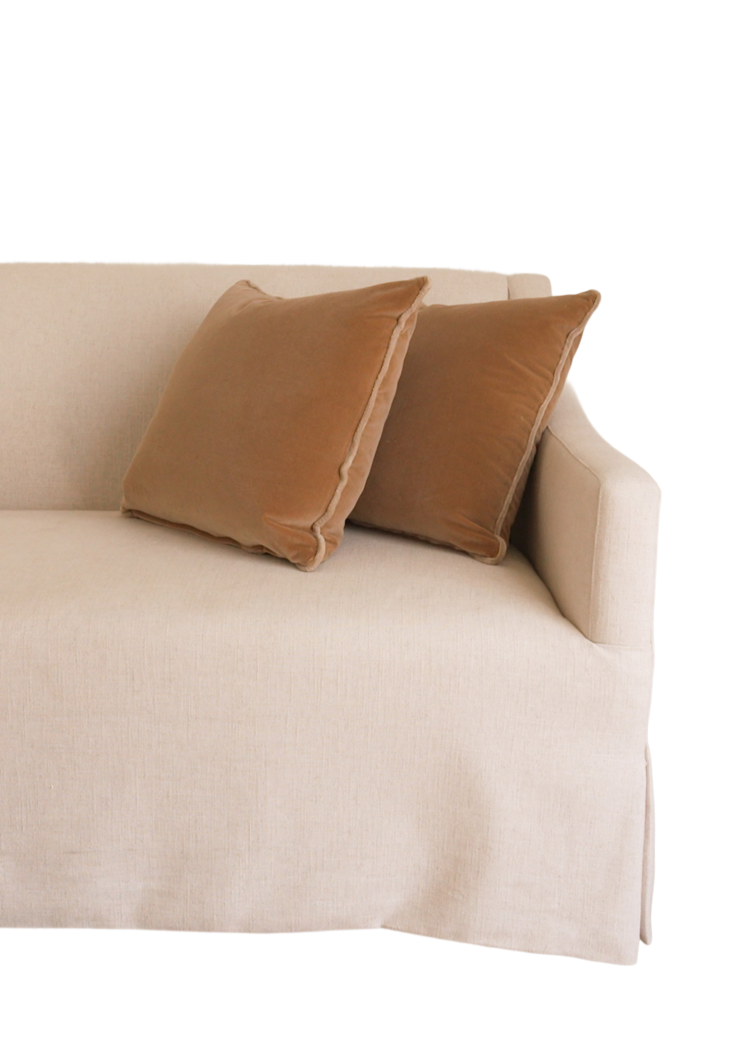 Delphine Velvet Pillow Set, Fawn - Page House Studio