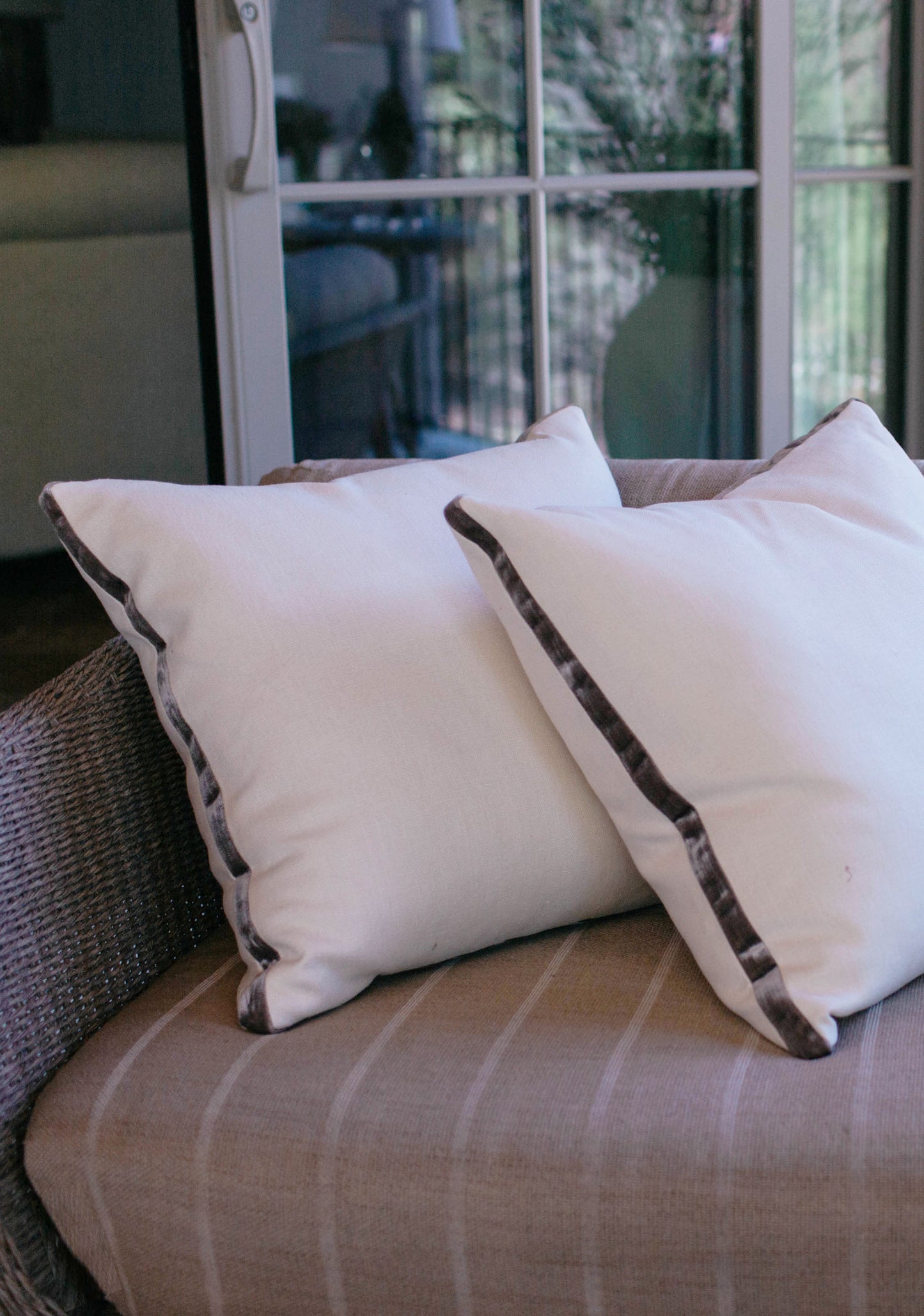 Banda Pillow, Slate - Page House Studio