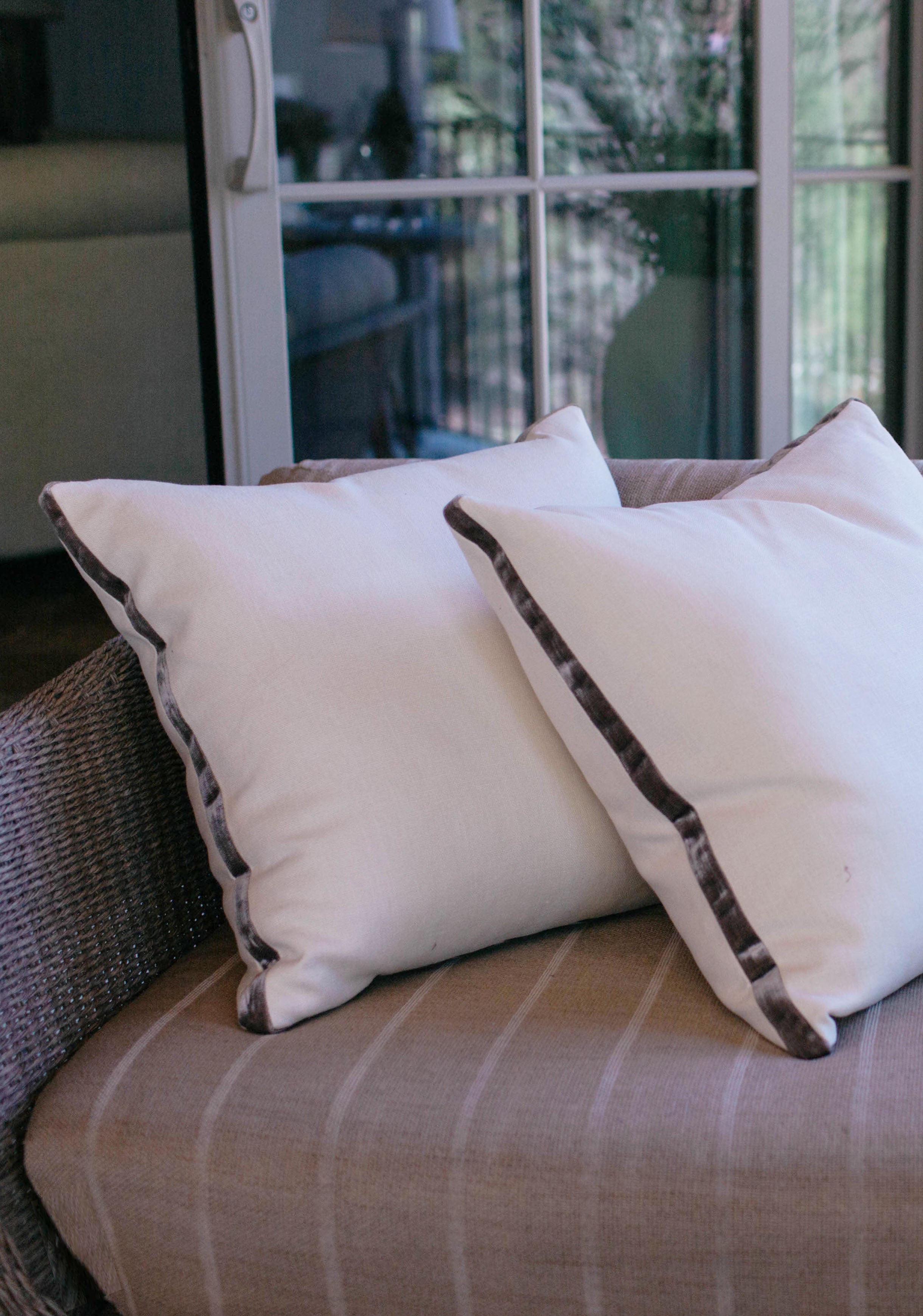 Banda Pillow, Slate - Page House Studio