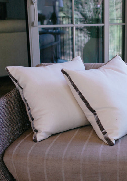 Banda Pillow, Slate - Page House Studio