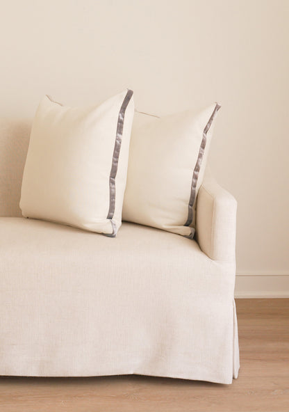 Banda Pillow, Slate - Page House Studio