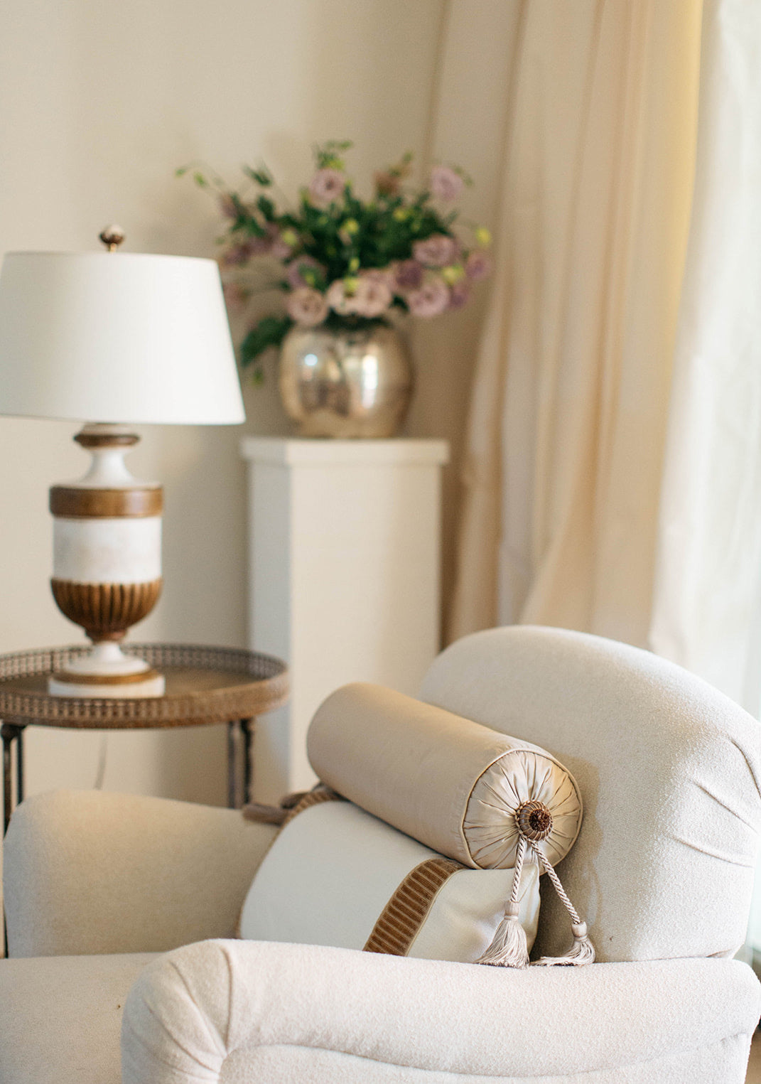 Coco Como Pillow: Champagne - Page House Studio