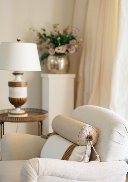 Coco Como Pillow: Champagne - Page House Studio