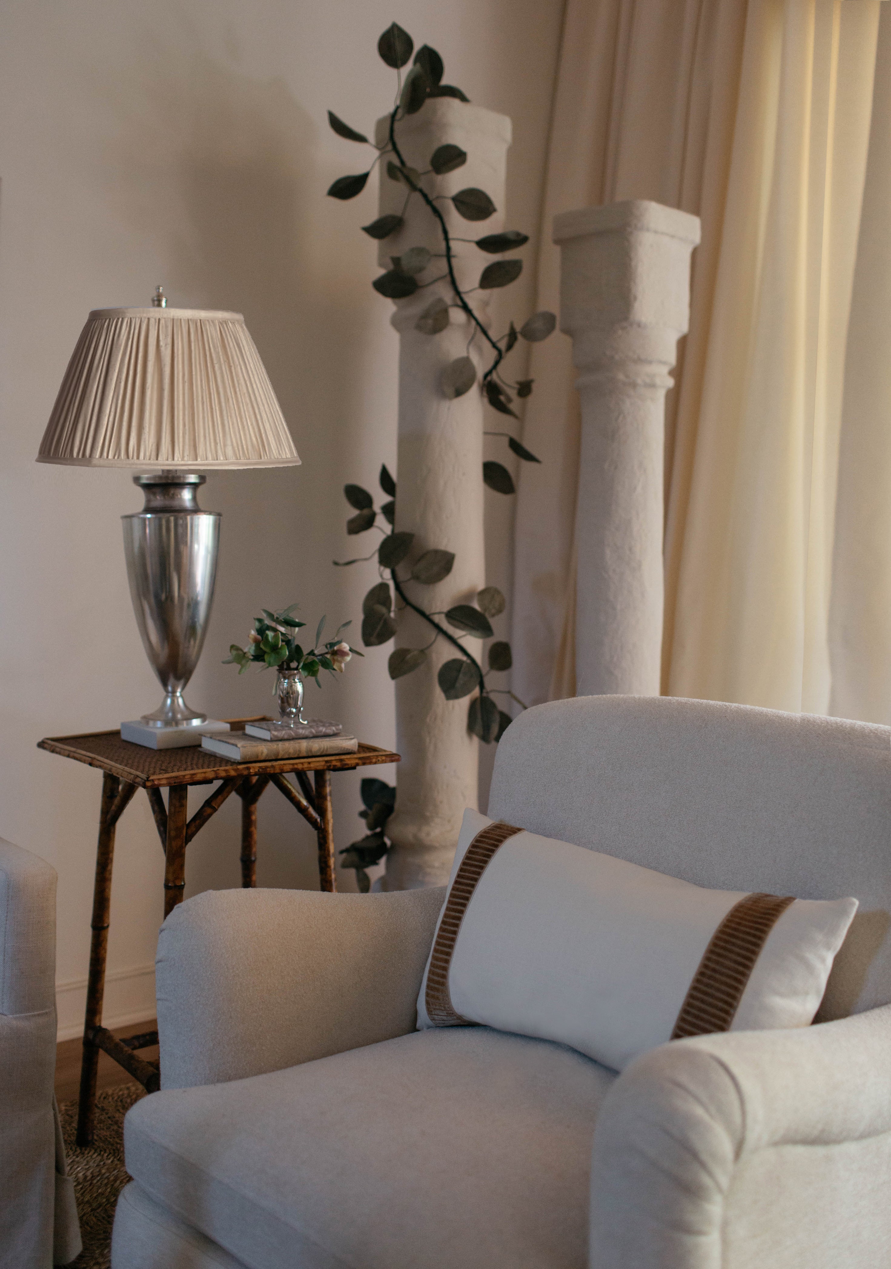 Linea Lumbar Pillow, Fawn - Page House Studio