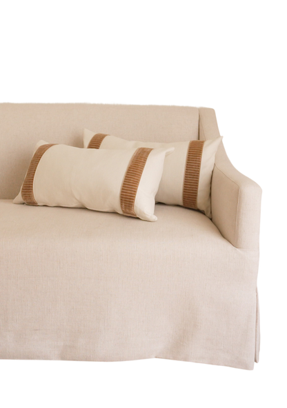 Linea Lumbar Pillow, Fawn - Page House Studio