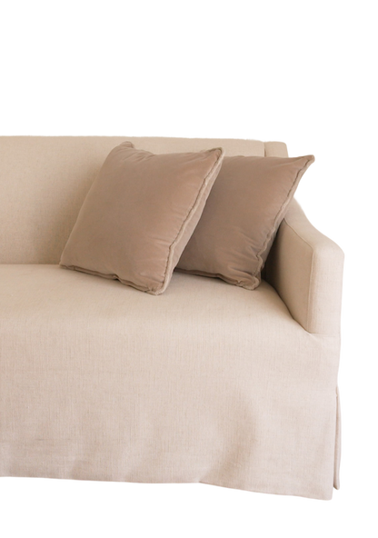 Delphine Velvet Pillow Set, Dove - Page House Studio