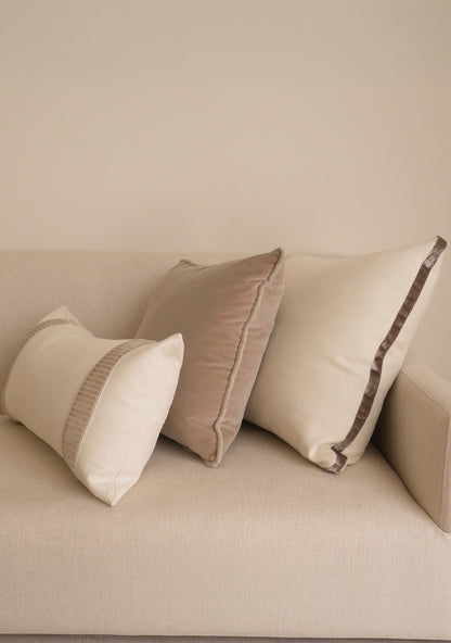 Delphine Velvet Pillow Set, Dove - Page House Studio