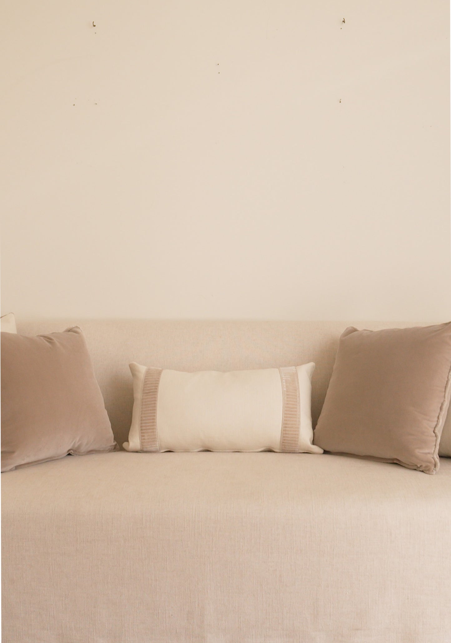 Linea Lumbar Pillow, Dove - Page House Studio