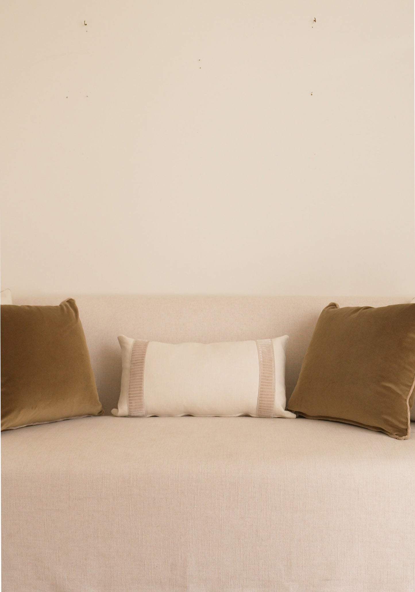 Linea Lumbar Pillow, Dove - Page House Studio