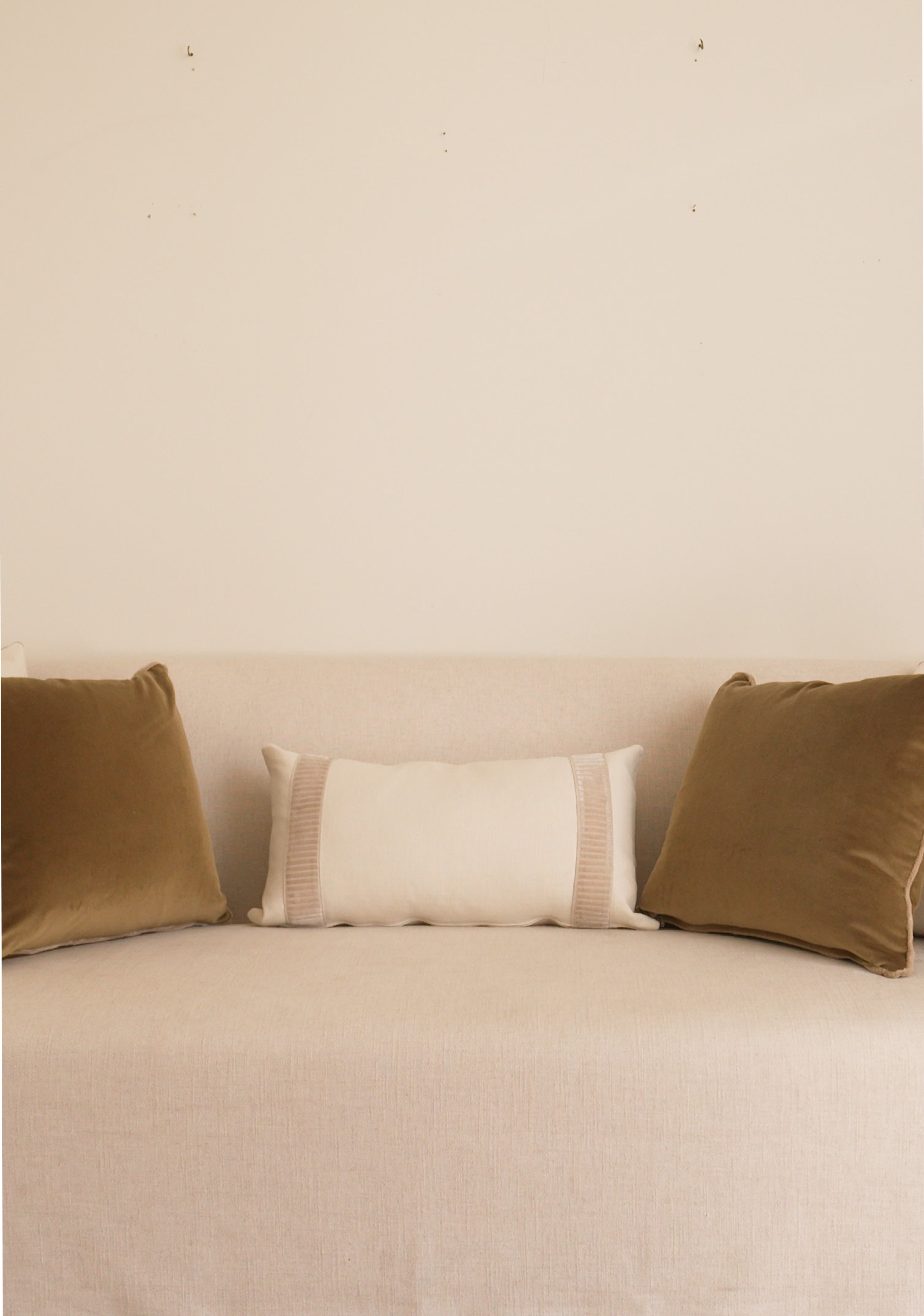 Linea Lumbar Pillow, Dove - Page House Studio