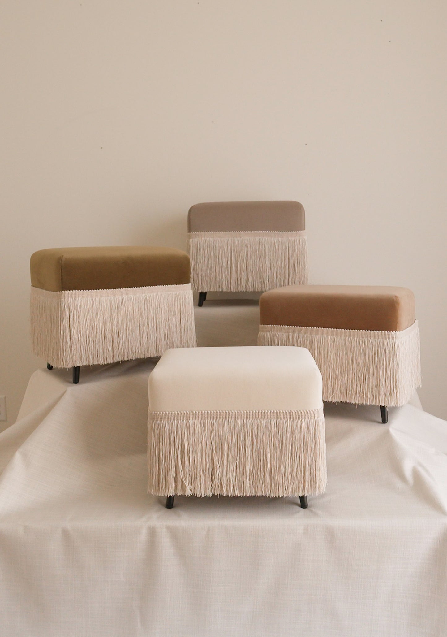 Hutton Stool, Crema - Page House Studio