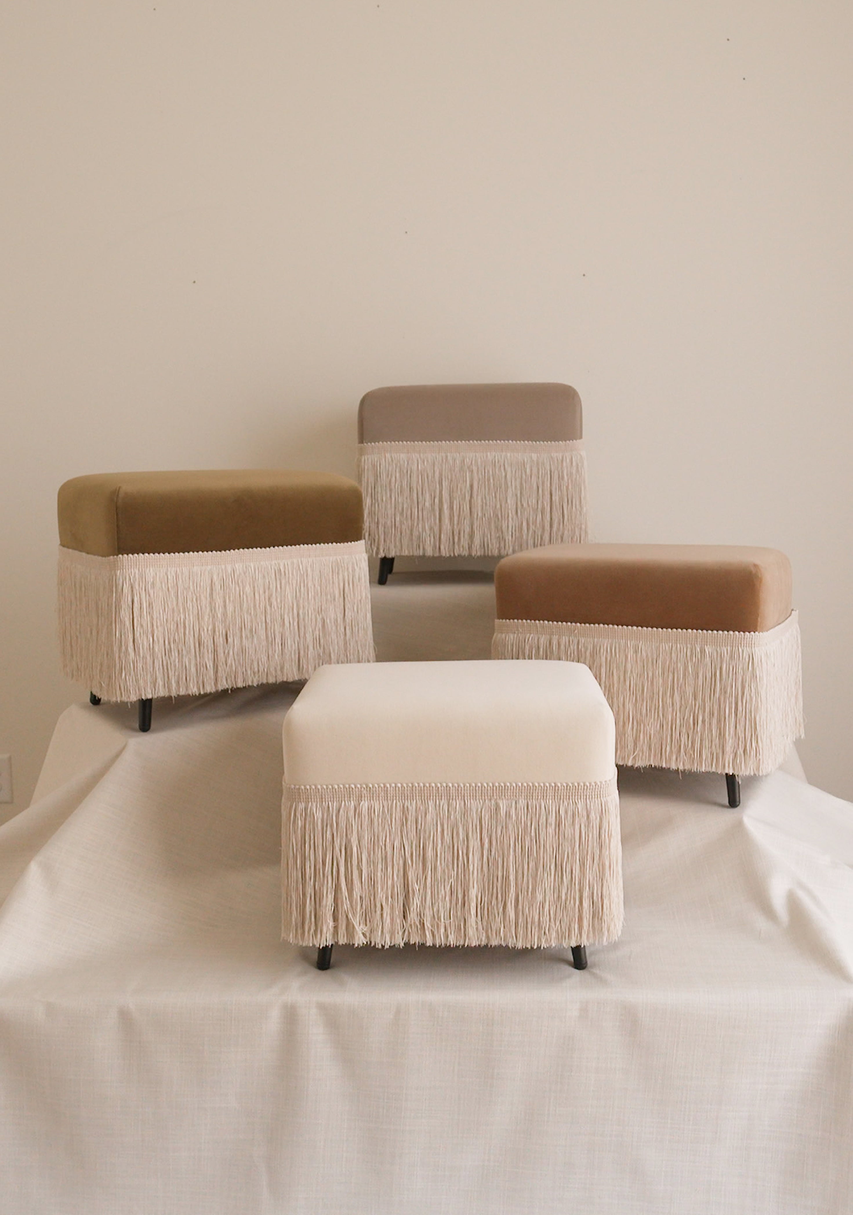 Hutton Stool, Crema - Page House Studio