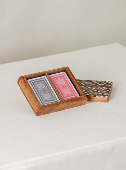 Playing Cards & Decorative Card Holder