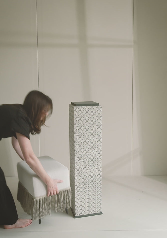 The Icon Set Scallop pedestal and sofa pillows video preview – Page House Studio